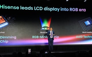 海信发布全球首台116英寸RGB-Mini LED电视，色彩表现超越QD-OLED