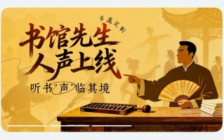 华为阅读推出“书馆先生”听书音色，历史名著听出声临其境感​